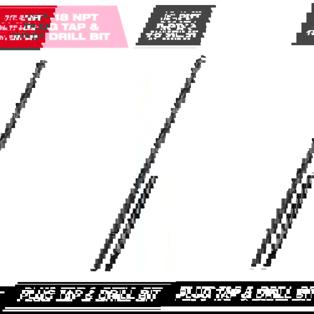 Tap & Drill Sets; Maximum Drill Size (Fractional Inch): 7/16 ; Minimum Drill Size (Fractional Inch): 7/16 ; Tap Type: Standard Hand ; Tap Coating/Finish: Oxide ; Tap Material: High Carbon Steel ; Drill Material: High Carbon Steel